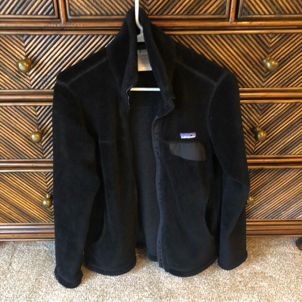 Patagonia black zip up jacket